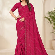 Fandy Factory Rate Dyed Matching Saree with Blouse Piece for Premium Ethnic and Traditional Wear | RAL-SHRIVALLI