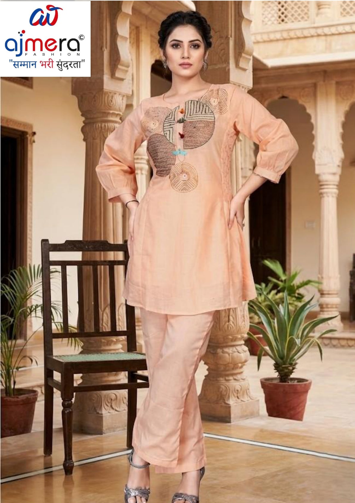 Designer Contemporary Co-Ord Kurti Set for Women | SMY-ALORA