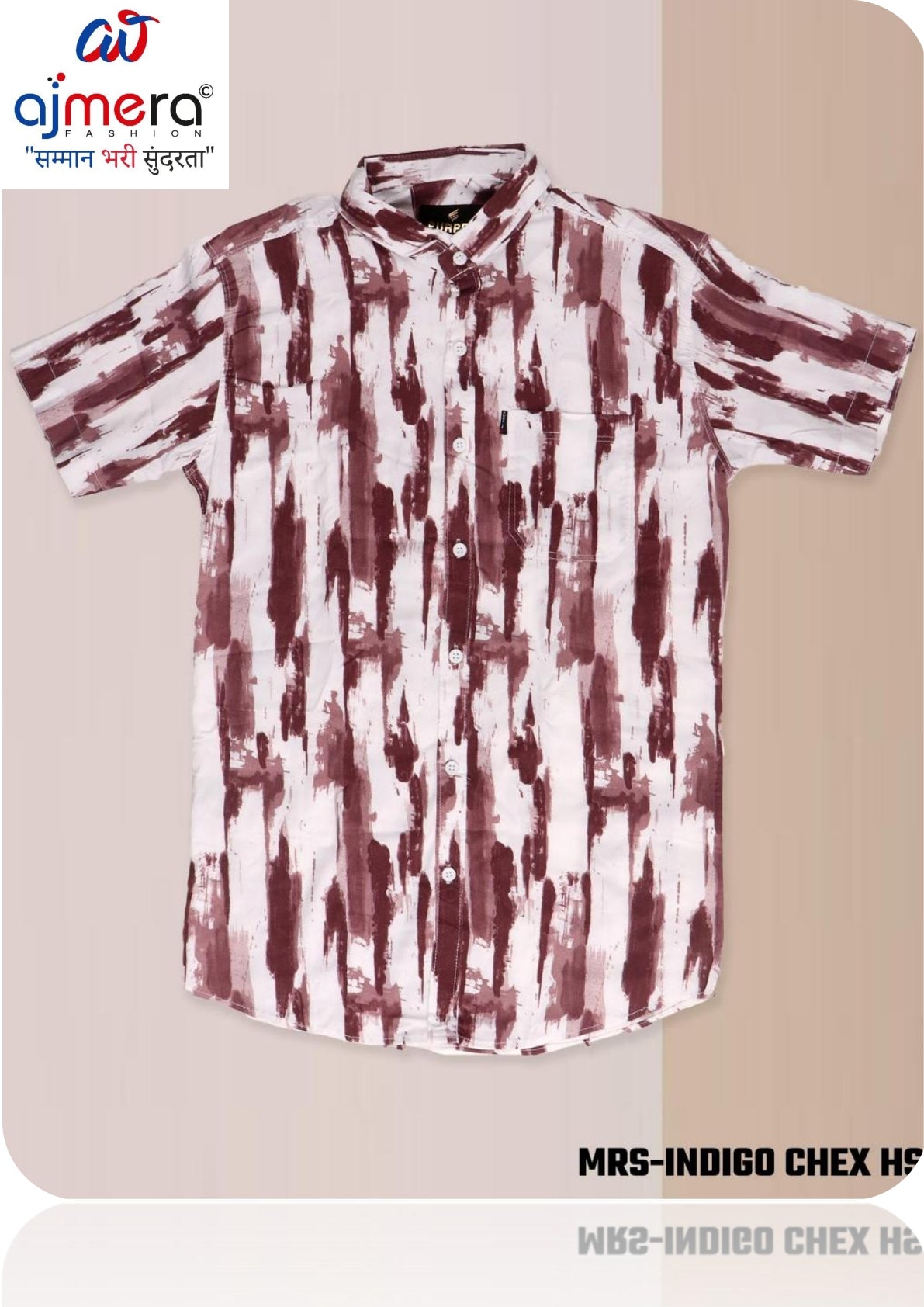 Mens Shirt Bulk Supplier India | MRS-INDIGO CHEX HS