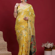 Palmera Saree Manufacturer and Palmera Saree Supplier | ALL-VANAYA-07