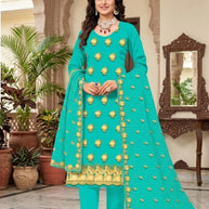 Premium Designer Unstitched Suit Set | RID-BURJ KHALIFA