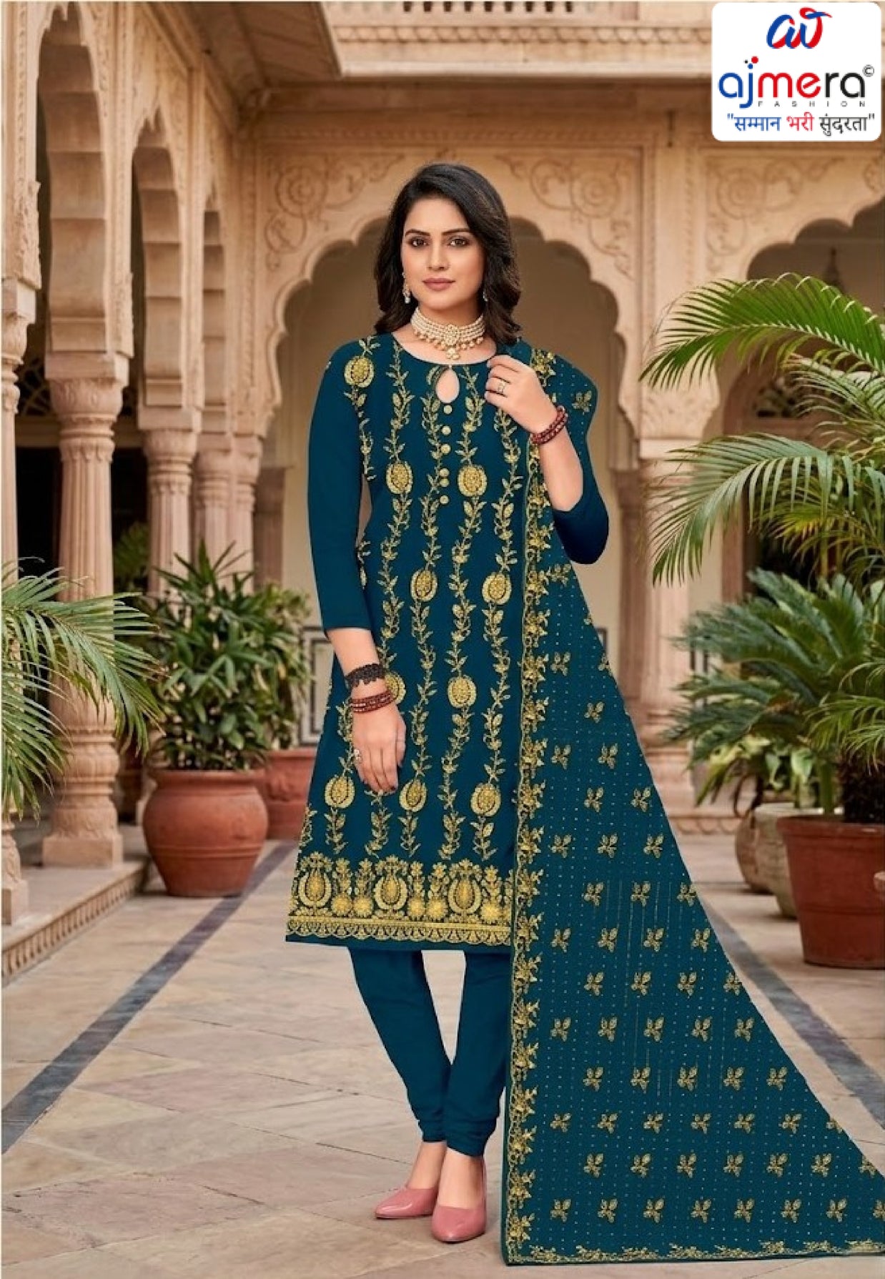 Premium Indo Unstitched Suit Set | RID-LENSKART
