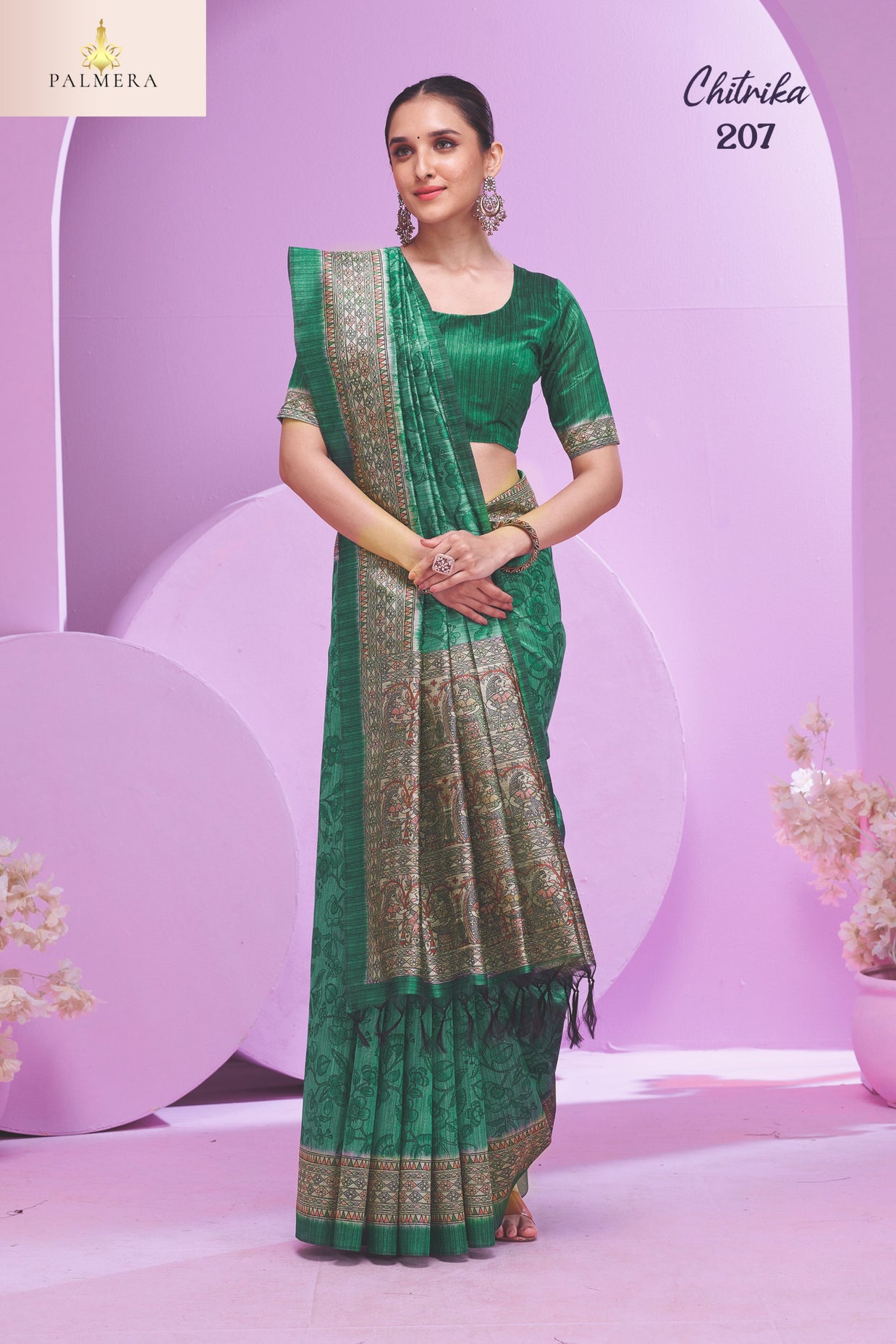 Chitrika Cotton Silk Saree with Blouse for Premium Ethnic and Designer Wear | ALL-CHITRIKA VOL-02