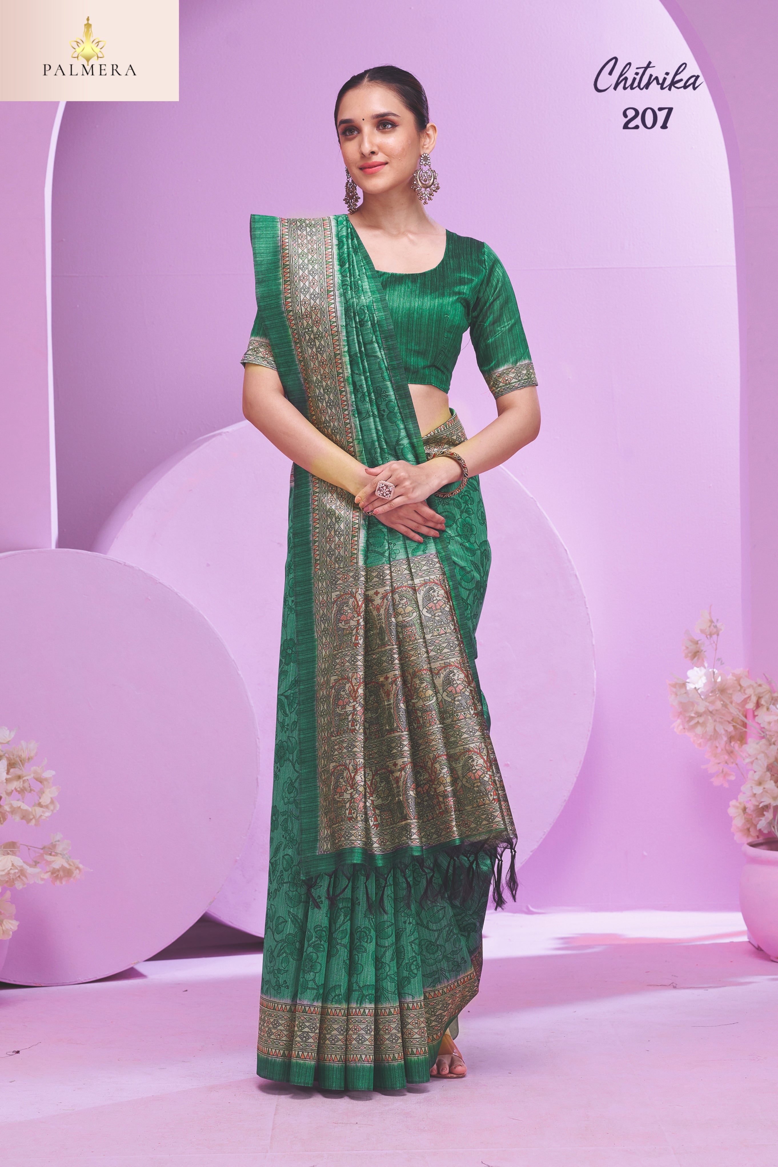 Chitrika Cotton Silk Saree with Blouse for Premium Ethnic and Designer Wear | ALL-CHITRIKA VOL-02