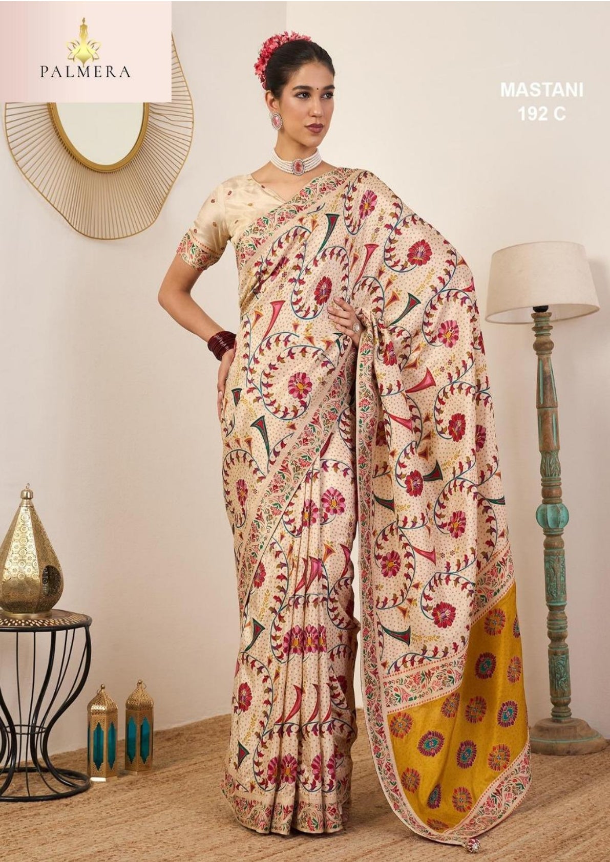 Palmera Saree Manufacturer and Palmera Saree Supplier | ALL-MASTANI-192
