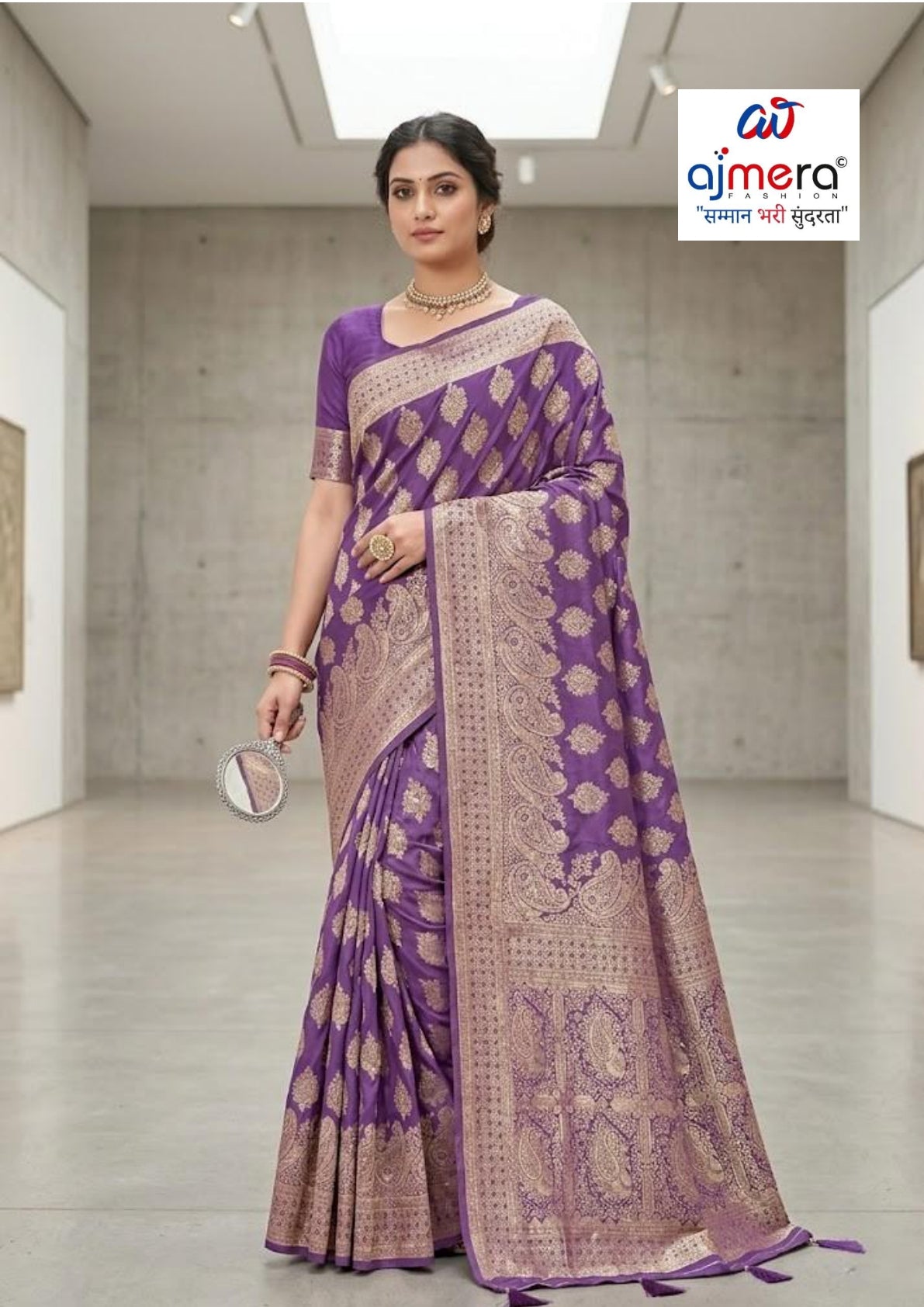Designer Jacquard Silk Saree with Blouse Piece for Traditional Occasions | DBU-MANGAL BELLA VOL-14