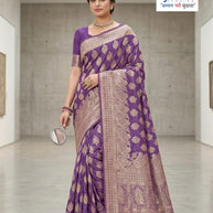 Designer Jacquard Silk Saree with Blouse Piece for Traditional Occasions | DBU-MANGAL BELLA VOL-14