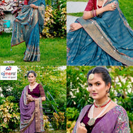 Exclusive Printed Saree with Blouse Piece for Elegant Ethnic Look  | VDT-SUNIDHI-7