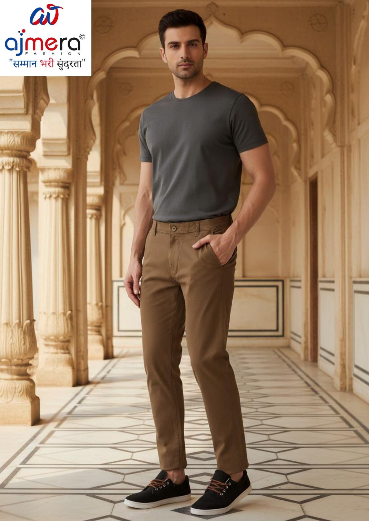 Mens Trousers Wholesale Supplier India | JPSTRCPL007