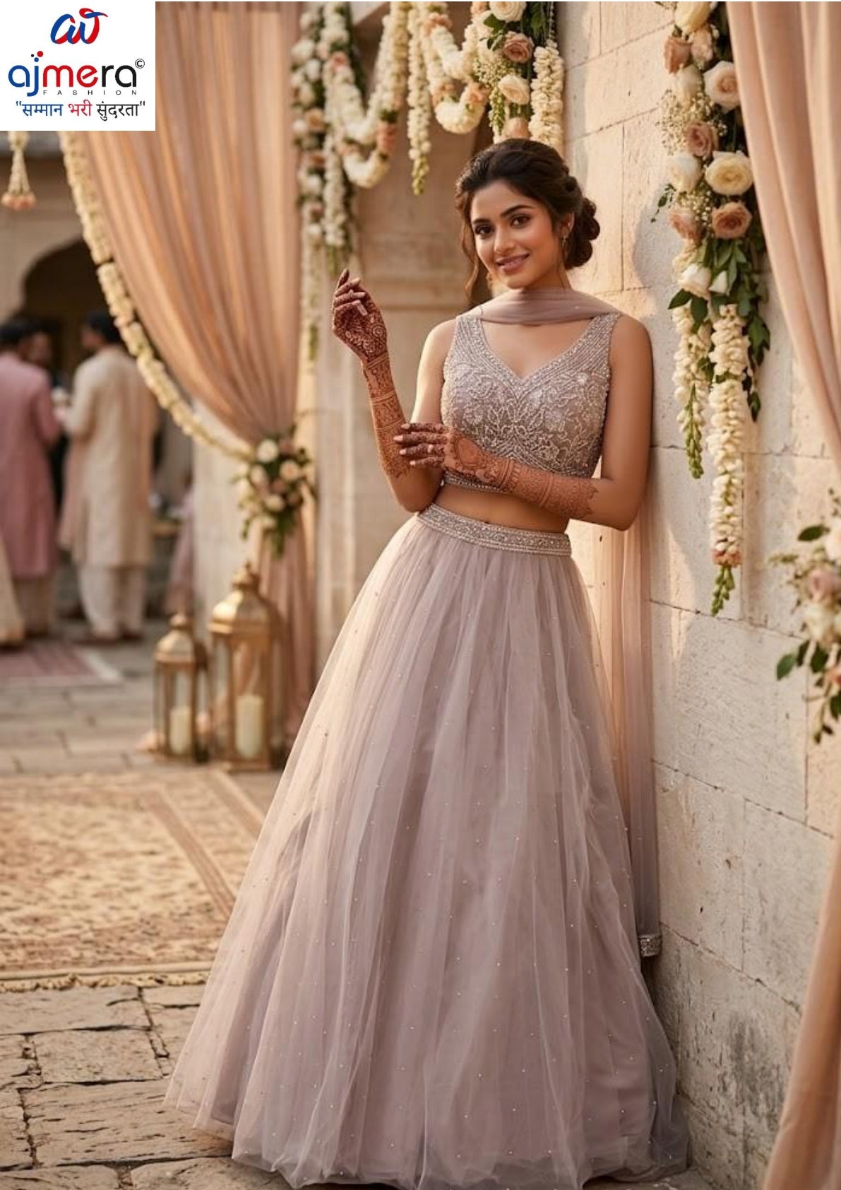 Designer Net Gown for Women | YVD-YSC119