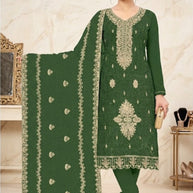 Premium Jaam Unstitched Suit Set | KVF-PINKY
