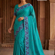 Designer Cotton Saree with Blouse Piece for Premium Ethnic and Traditional Wear | DS-RUHI