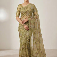 Weightless Print Loose Saree with Blouse for Premium Ethnic and Traditional Wear | BMS-MAGIC BOX