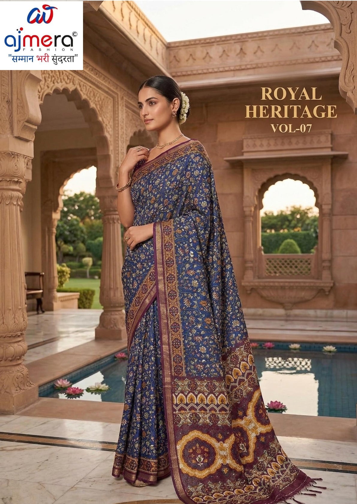 Trendy Printed Saree with Blouse Piece for Women’s Ethnic Wardrobe  | RMF-BRIDAL VOL-7