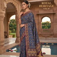Trendy Printed Saree with Blouse Piece for Women’s Ethnic Wardrobe  | RMF-BRIDAL VOL-7