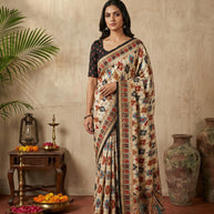 Ganga Silk Saree with Blouse for Premium Ethnic and Designer Wear | ALL-GANGA-30