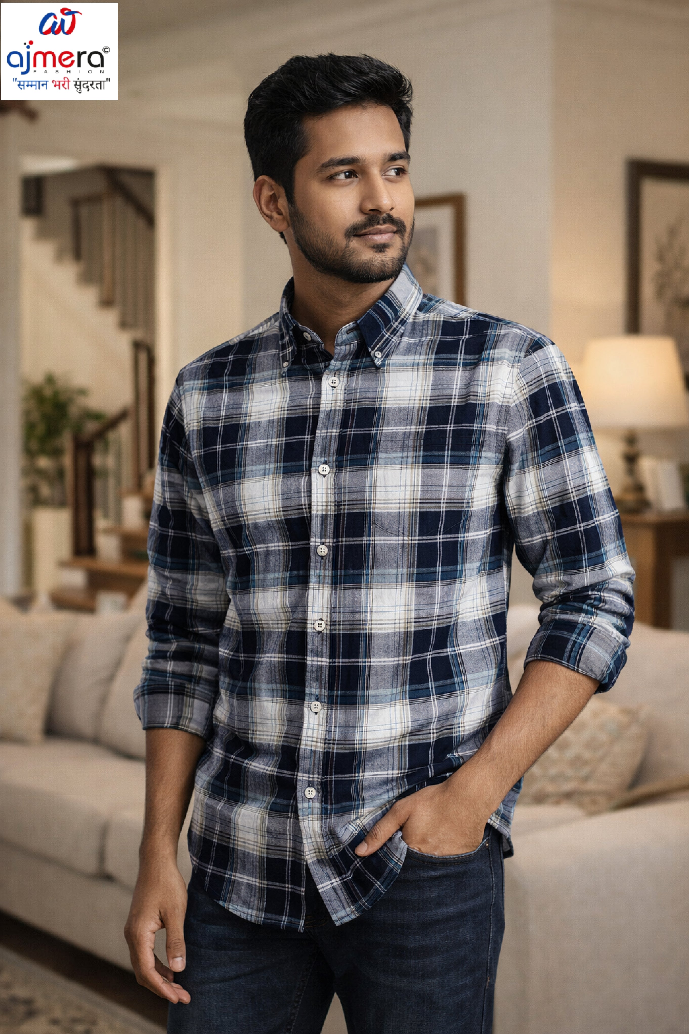 Mens Shirt Manufacturer India for Bulk Orders | MRS-LAFER CHEX