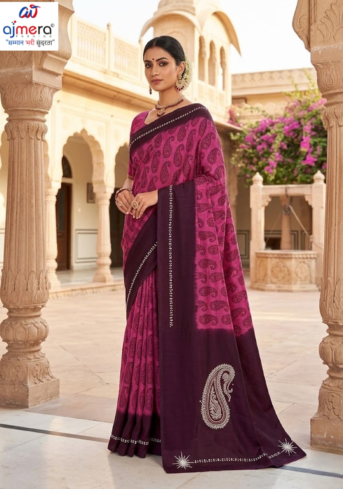 Contemporary Printed Saree with Blouse Piece for Premium Wear | SSR-ANTRA