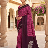 Contemporary Printed Saree with Blouse Piece for Premium Wear | SSR-ANTRA