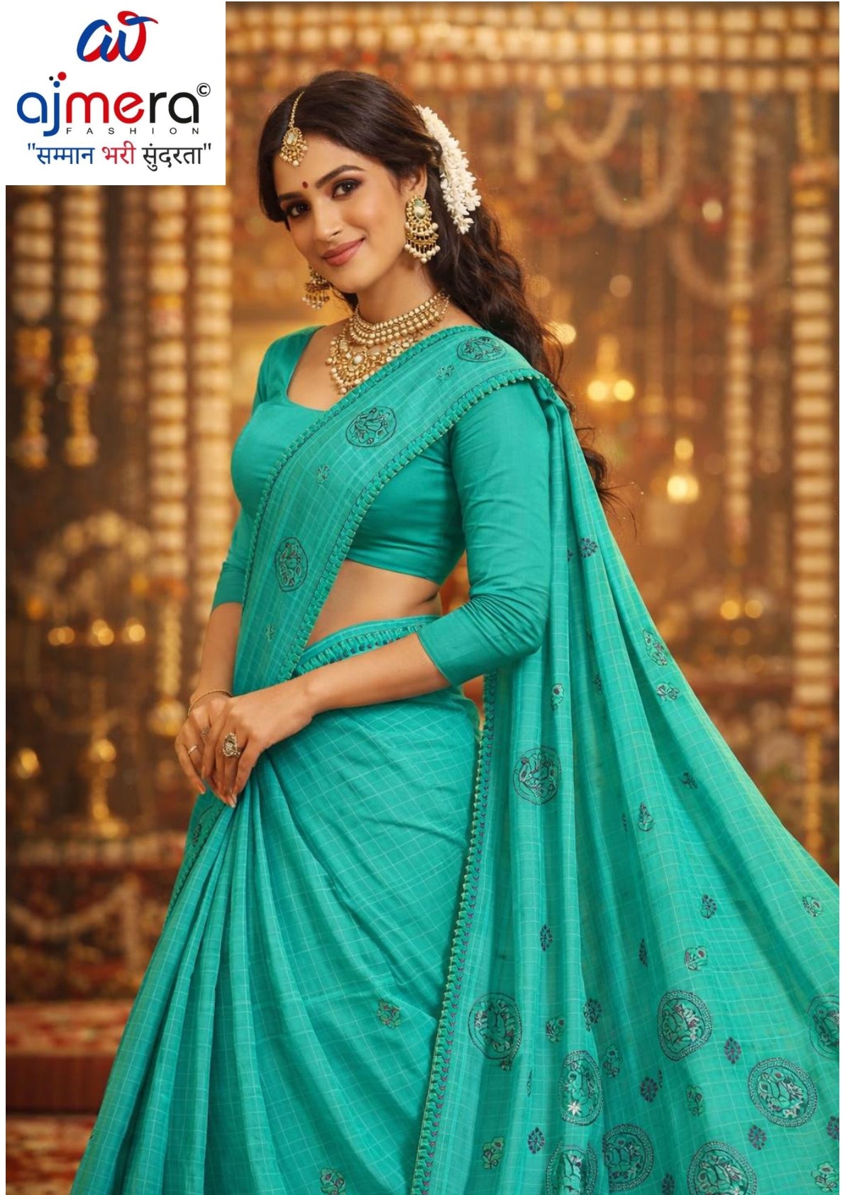 Fancy Cotton Saree with Without Blouse for Premium Ethnic and Traditional Wear | PJA-TOM AND JERRY