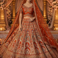 Hand Work Lehenga Blouse With Lehenga Dupatta Manufacturer Supplier Exporter|ABF-DIRGHAYU