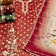 Luxury Viscose Designer Unstitched Suit Set | AAR-VISION BITS