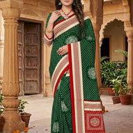 Chic Printed Saree with Blouse Piece for Sophisticated Ethnic Style | GLC-PRIYANKA