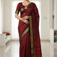 Dyed Matching Saree Bulk Supplier with Blouse Piece for Premium Ethnic and Traditional Wear | CSS(M)-HITMAN