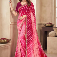 Beautiful Printed Saree with Blouse Piece for Cultural Celebrations | JS-ANJALI