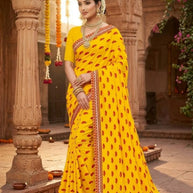 JP-Lycra Dyed Matching Saree B2B Supplier without Blouse for Premium Ethnic and Traditional Wear | JP-IPL