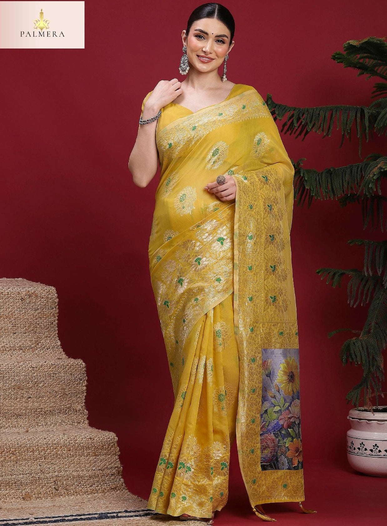 Palmera Saree Wholesaler and Palmera Saree Supplier | ALL-VANAYA-06