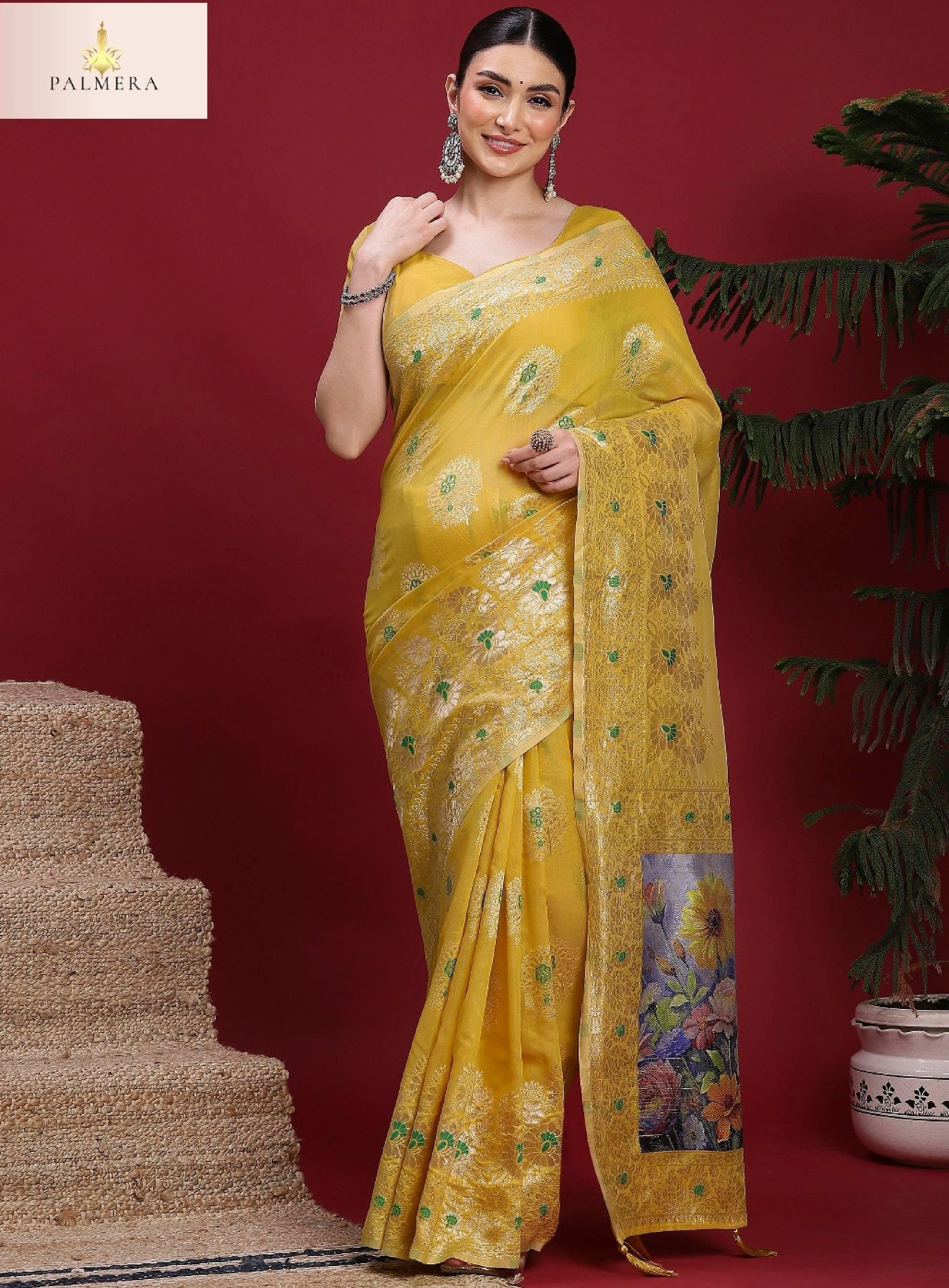 Palmera Saree Wholesaler and Palmera Saree Supplier | ALL-VANAYA-06