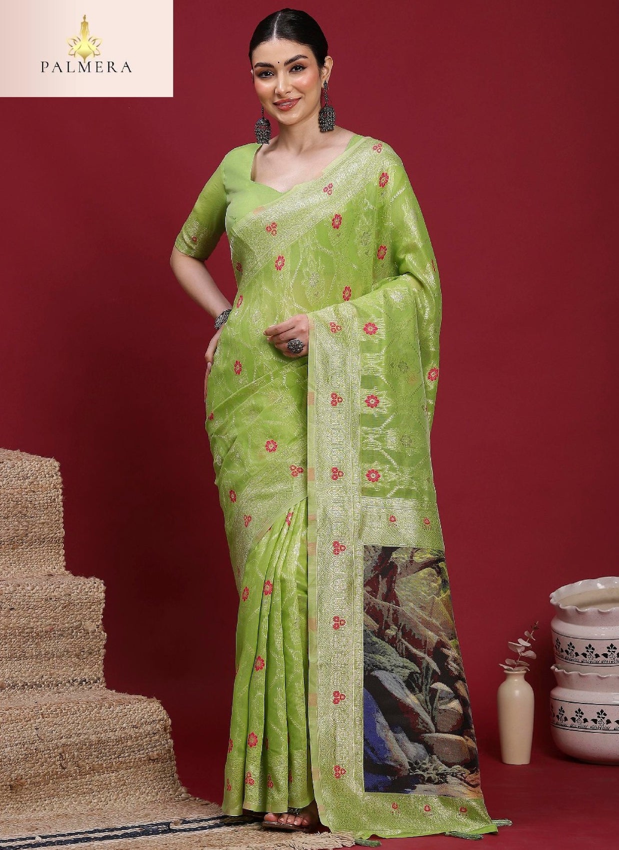 Palmera Saree Wholesaler and Palmera Saree Supplier | ALL-VANAYA-02