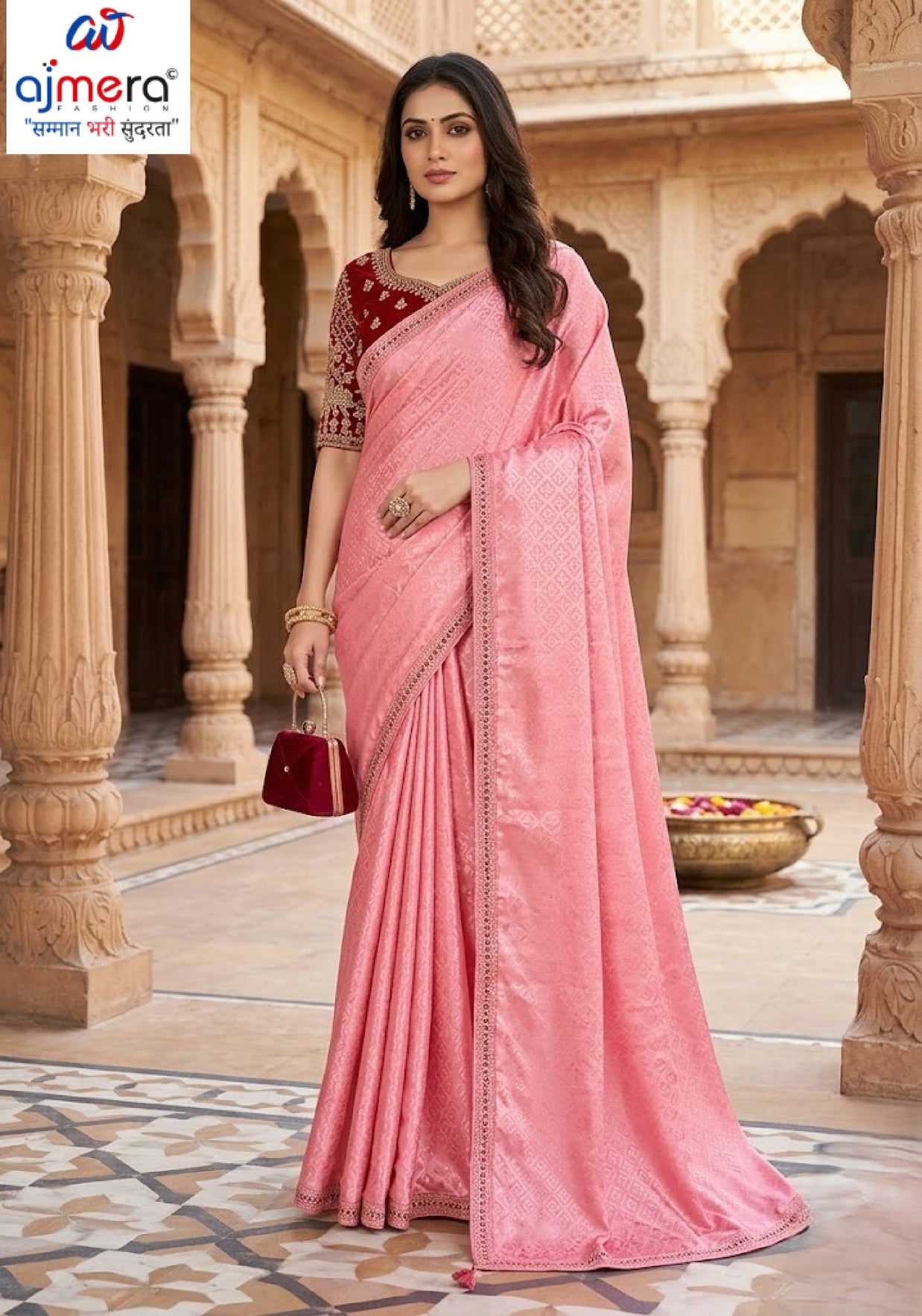 Jacquard Dyed Matching Saree Collection with Blouse Piece for Premium Ethnic and Traditional Wear | RLL-RIDHIMA SILK-3