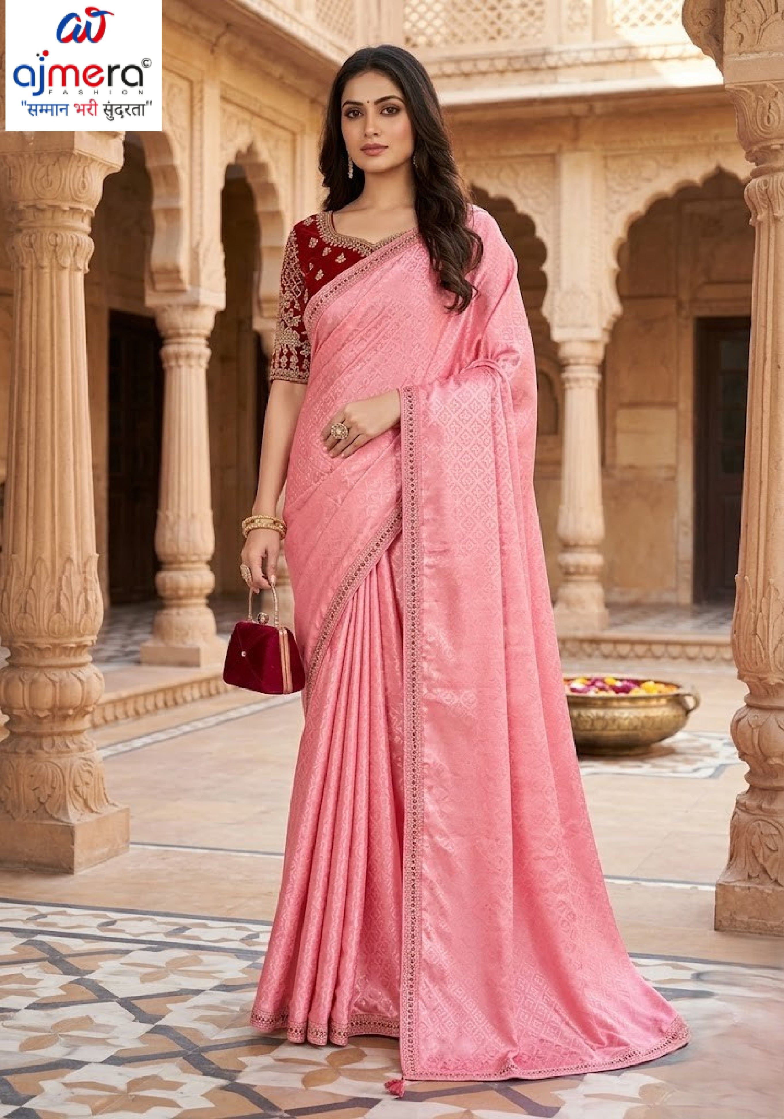 Jacquard Dyed Matching Saree Collection with Blouse Piece for Premium Ethnic and Traditional Wear | RLL-RIDHIMA SILK-3