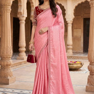 Jacquard Dyed Matching Saree Collection with Blouse Piece for Premium Ethnic and Traditional Wear | RLL-RIDHIMA SILK-3
