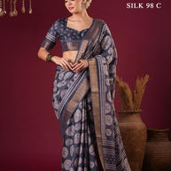 Holland Silk Kota Silk Saree with Blouse for Premium Ethnic and Traditional Wear | ALL-HOLLAND SILK-98