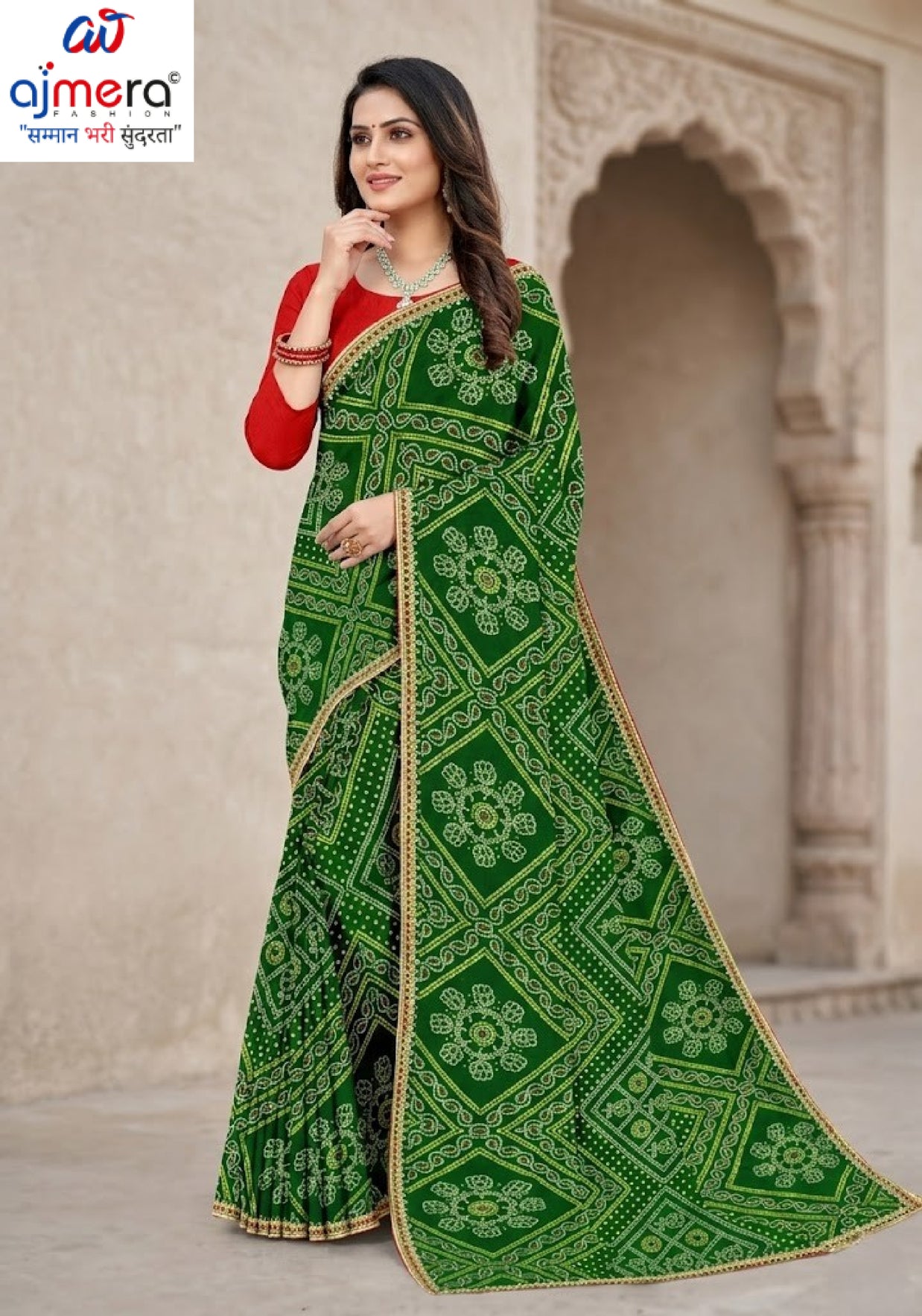 Trendy Printed Saree with Blouse Piece for Women’s Ethnic Wardrobe | TD-SAKHI