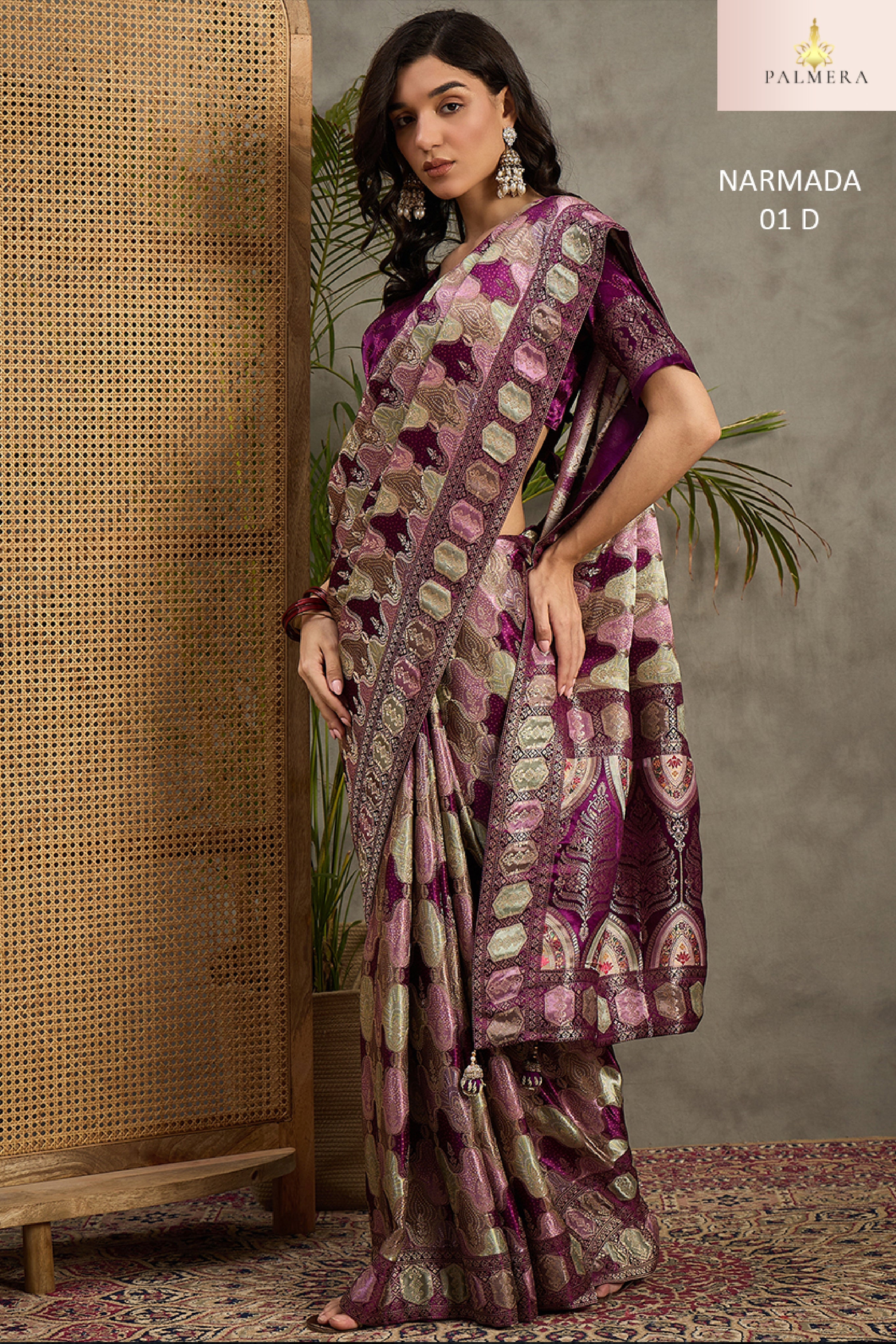 Palmera Saree Manufacturer and Palmera Saree Supplier | ALL-NARMADA-01