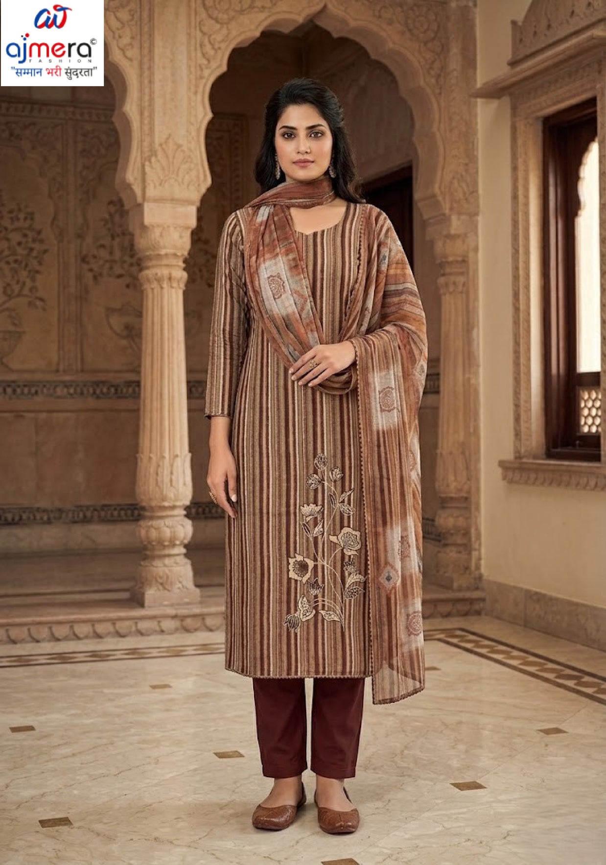 Premium Designer Unstitched Suit Set | KVV-MAHARANI VOL-181
