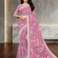 Trendy Printed Saree with Blouse Piece for Women’s Ethnic Wardrobe | SSR-YUKTI-A