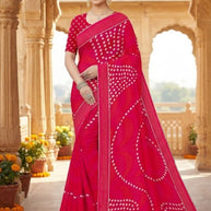 Designer Printed Saree with Blouse Piece for Special Occasions | SSR-DESI CHAMAK