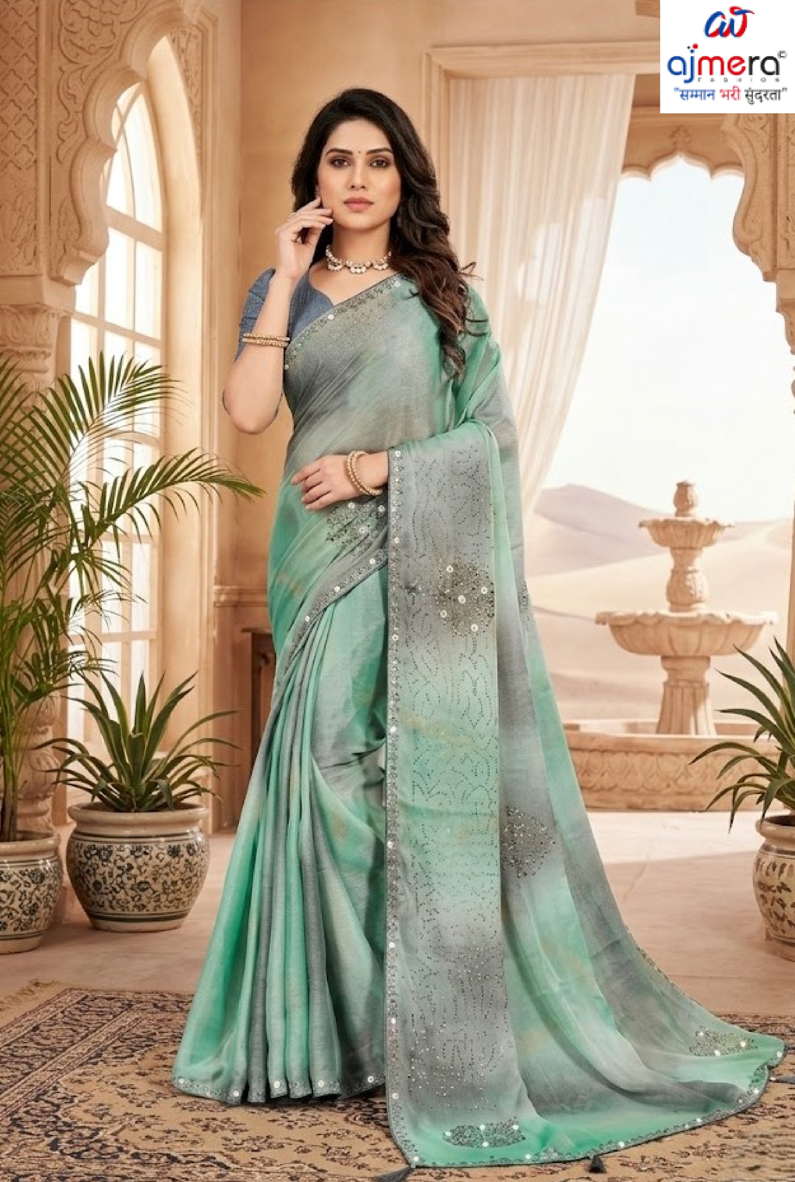 Graceful Printed Saree with Blouse Piece for Modern Ethnic Fashion | RDD-BHARGAVI