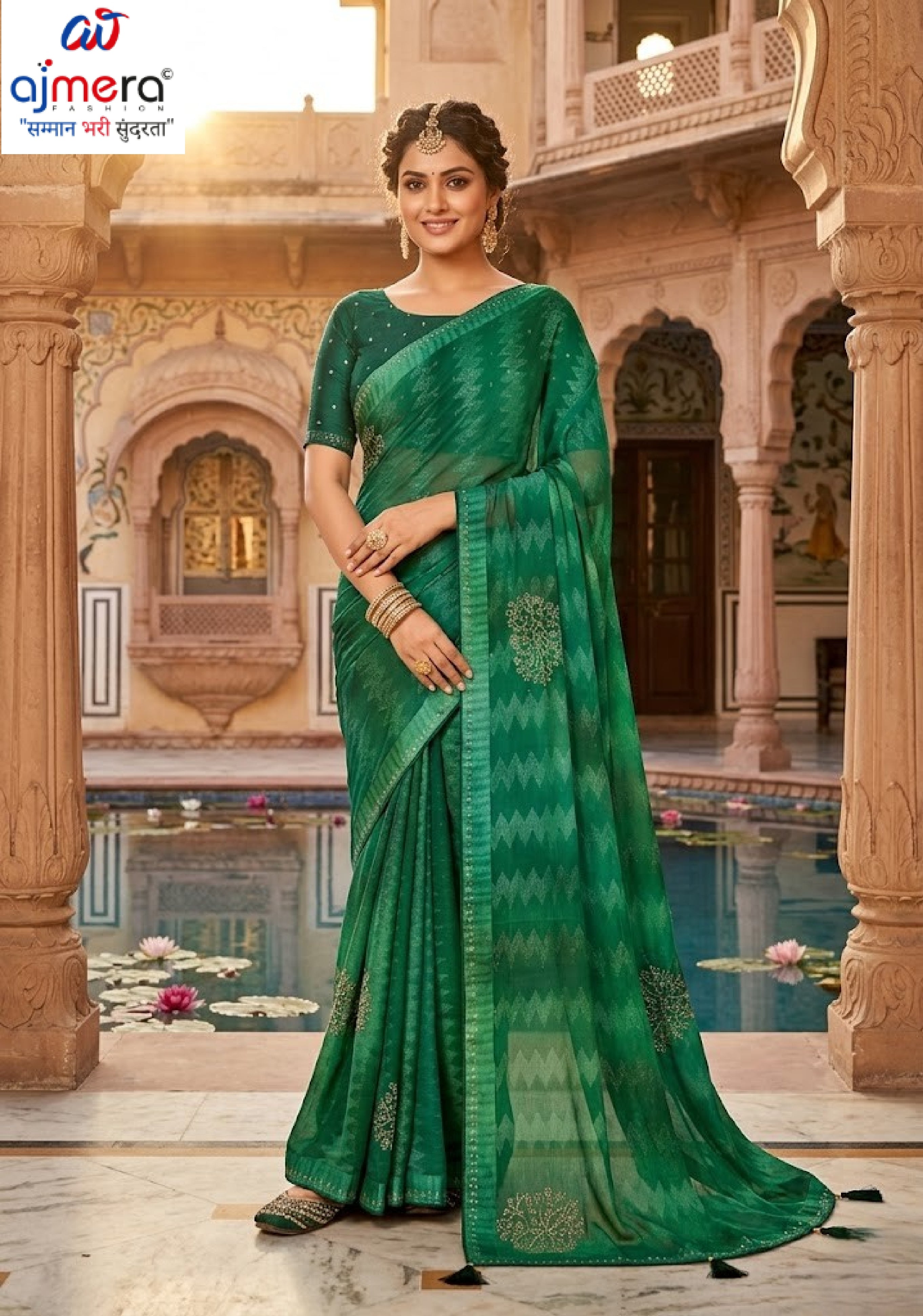 Stylish Printed Saree with Blouse Piece for Traditional Celebrations  | RDD-TANVI