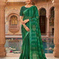 Stylish Printed Saree with Blouse Piece for Traditional Celebrations  | RDD-TANVI