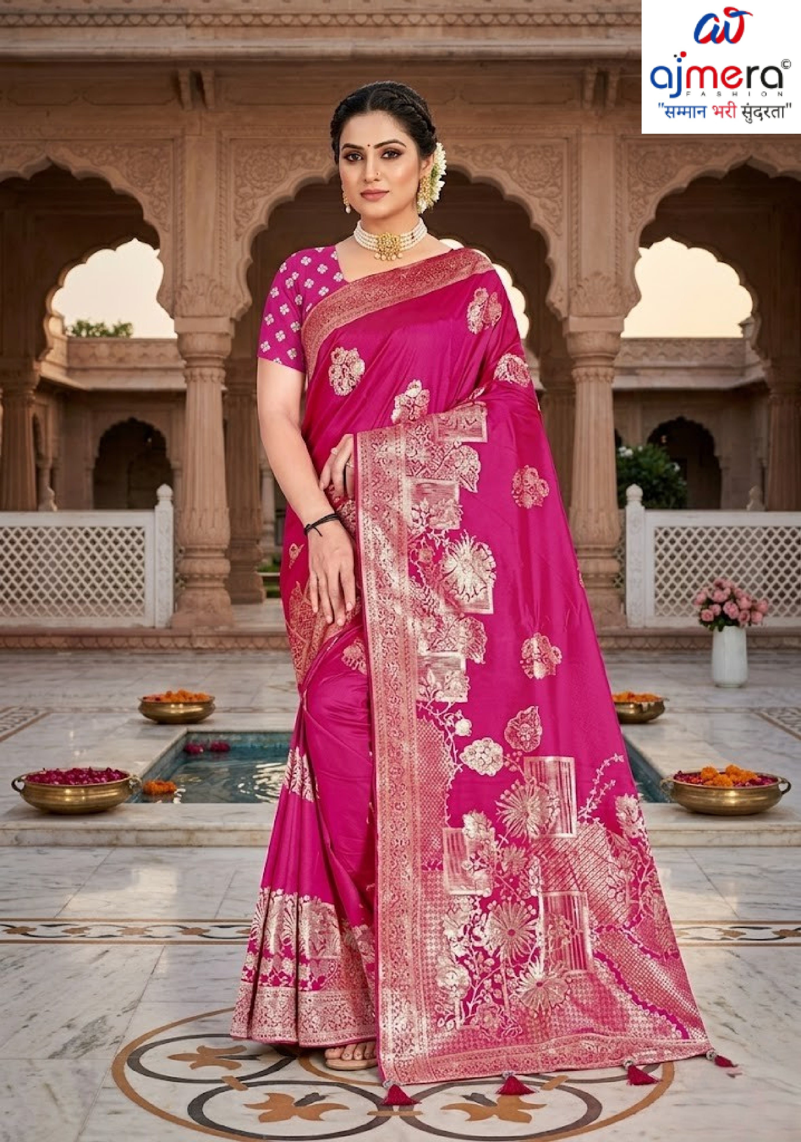 Luxury Jacquard Silk Saree With Blouse Piece | TUL-HUMJOLI SILK VOL-23