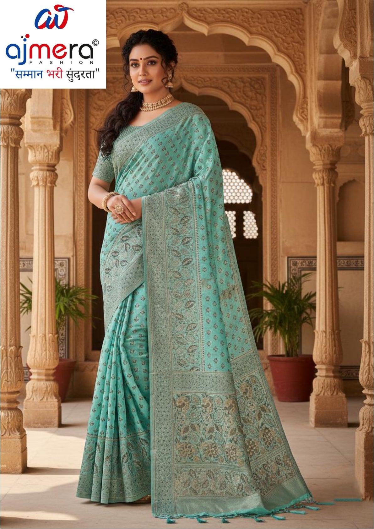 Classic Jacquard Silk Saree with Blouse Piece for Elegant Traditional Look | DS-JYOTI
