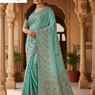 Classic Jacquard Silk Saree with Blouse Piece for Elegant Traditional Look | DS-JYOTI
