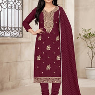 Premium Designer Unstitched Suit Set | KVF-GIFT CITY