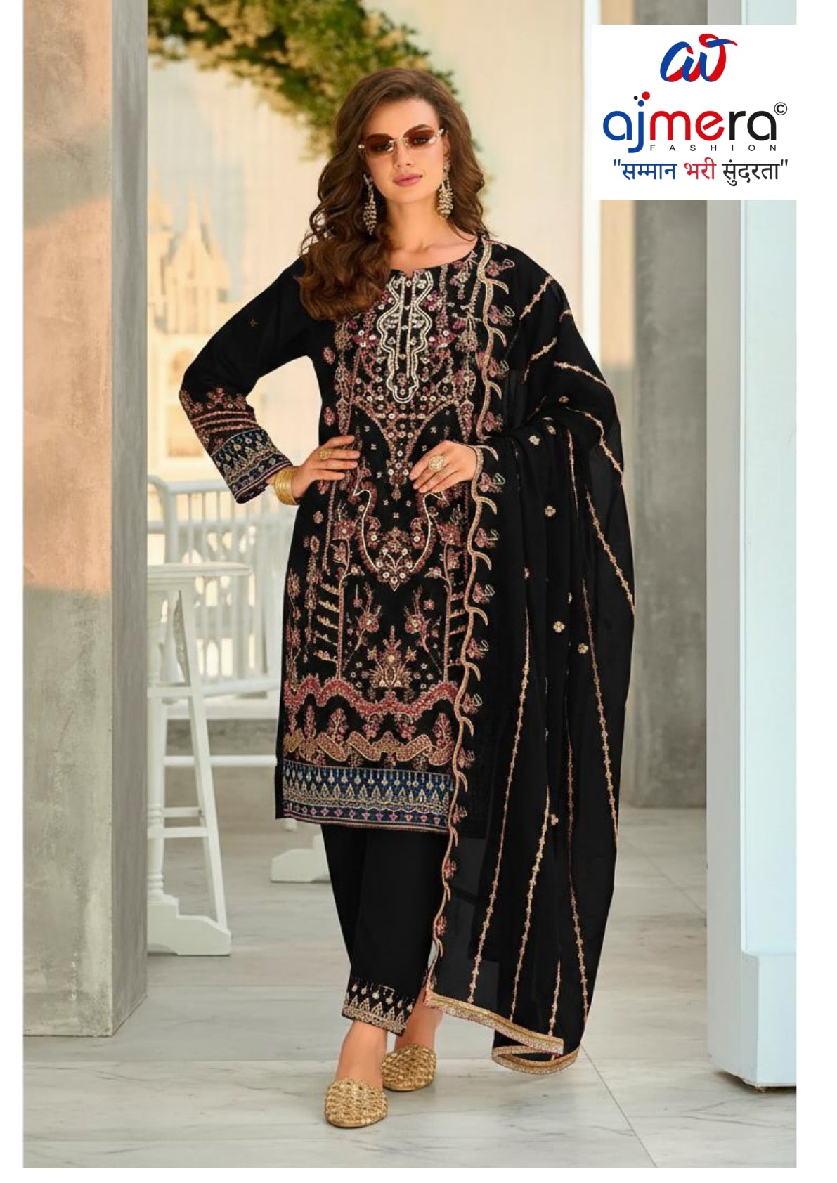 Premium Designer Unstitched Suit Set | MON-150